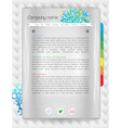 modern one-page website vector image