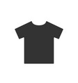 simple t-shirt black pictograph shirt icon vector image vector image