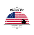 memorial day vector image