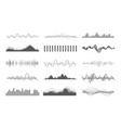 music sound waves vector image