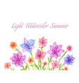 watercolor floral composition suitable vector image