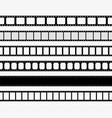 film strip tape movie for cinema photo video vector image