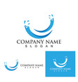 water wave icon vector image vector image