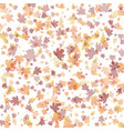 autumn leaves on white background vector image