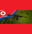 north korea or democratic people s republic vector image