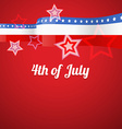 american 4th of july vector image