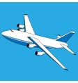 cargo plane vector image