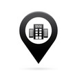 police station map pointer icon marker gps vector image