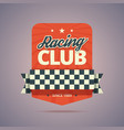 racing club badge vector image