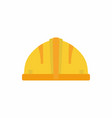 safety yellow helmet for engineer vector image