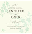 vintage invitations vector image vector image