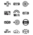 Wifi icons Royalty Free Vector Image - VectorStock