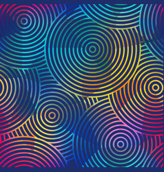 Colored circles seamless pattern Royalty Free Vector Image