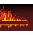fire background vector image
