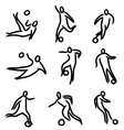 football logo vector image