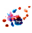 watercolor sky background vector image