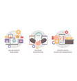 digital transformation set vector image