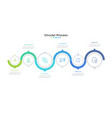 modern infographic template vector image