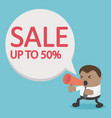 product reduction attitude sale up to 50 vector image