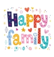 happy family vector image
