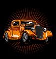 hot rod king vector image