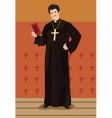 priest vector image