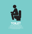 toilet eps10 vector image