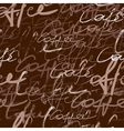 coffee pattern vector image vector image