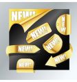 new items vector image vector image