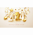 new year 2022 banner with numbers date vector image vector image