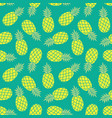 pineapple background summer colorful tropical vector image
