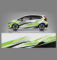car decal wrap design graphic abstract stripe vector image