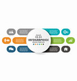 infographic design template with place for your vector image