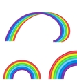 rainbow symbol set vector image