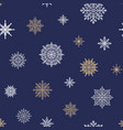 christmas snow background vector image vector image