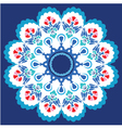 blue ottoman serial patterns seventeen version vector image