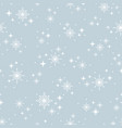 christmas snow background vector image vector image