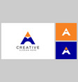 initial letter a logo vector image vector image