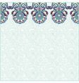 ornate card announcement vector image