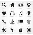 web icons vector image