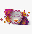diwali festival holiday design vector image vector image