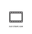 film stripe icon simple flat style vector image vector image