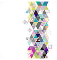 abstract colorful and creative geometric vector image