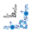 traditional folk ornament and pattern vector image