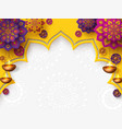 diwali festival holiday design vector image vector image