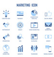 set business marketing strategy payment vector image