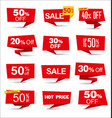 collection colorful sale stickers and tags 3 vector image