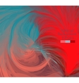 macro feathers turquoise red dirty pink vector image