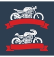 motorcycle logo set vector image vector image
