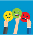customer service satisfaction survey form quality vector image vector image